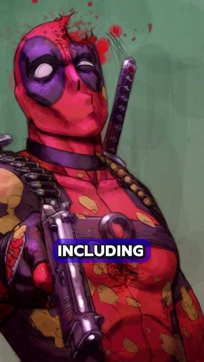 Deadpool Wolverine Healing Factor Opposite Marvel