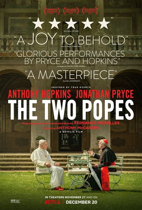 Conclave Two Popes Netflix Recommendation
