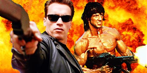 Rambo First Blood Christmas Movie Stallone Schwarzenegger Different Factoid