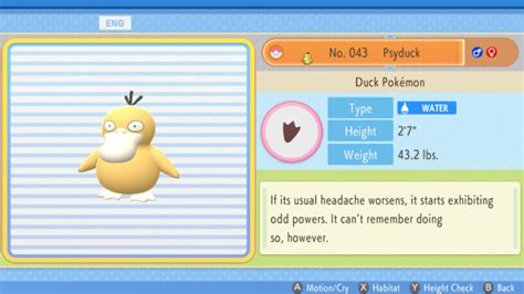 Pokemon Brilliant Diamond Shining Pearl Psyduck Evolution