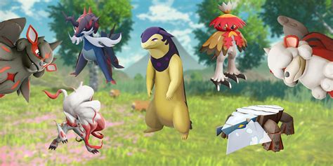 Pokemon Legends Arceus Hisuian Forms Regional Variants List