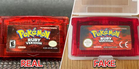 Pokemon Game Cartridge Fake Real Authentic Gameboy Nintendo