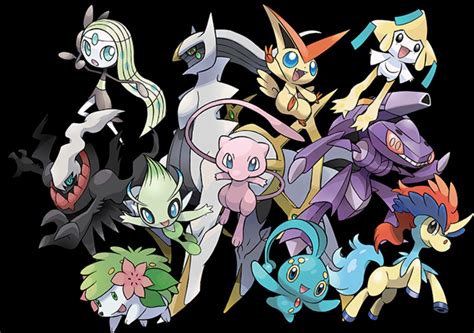 Pokemon Legendary Mythical Difference