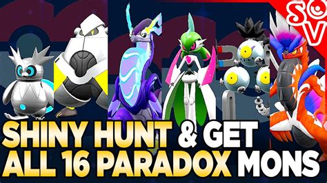 Pokemon Scarlet Violet Shiny Hunt Paradox Pokemon