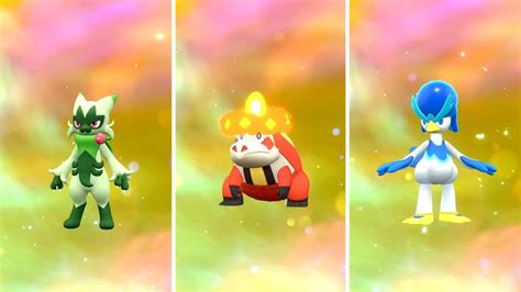 Pokemon Scarlet Violet Every Generation 9 Starter Form Ranked