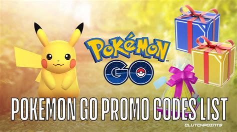 Pokemon Go Promo Codes