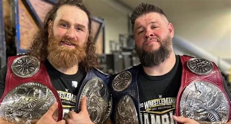 Wwe Sami Zayn Kevin Owens Wrestlemania Appearances Missing Tied