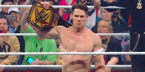 Wwe John Cena Heel Wrestlemania Win Championship