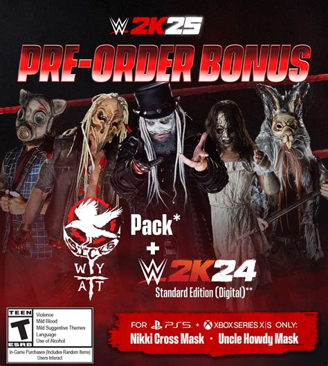 Wwe 2k25 Release Date Preorders Bonuses Prices Platforms