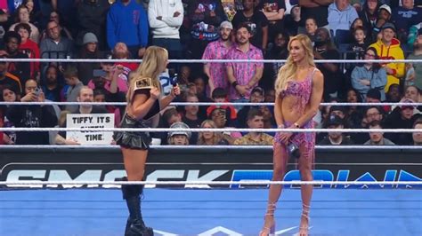 Wwe Smackdown Charlotte Flair Tiffany Stratton Wrestlemania Shoot