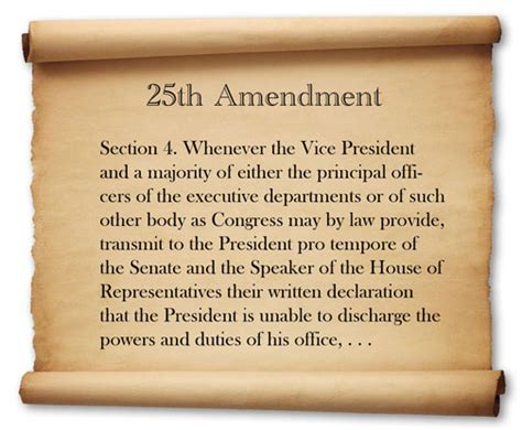 25th Amendment