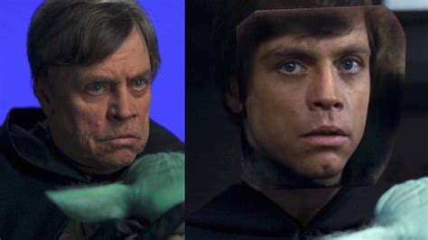 Mandalorian Luke Mark Hamill Deaged Technology Deepfake Explained