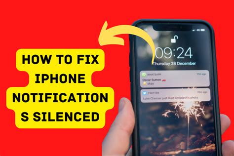 Fix Iphone Silenced Notifications How