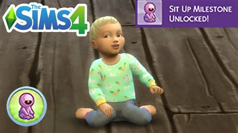 Sims 4 Infant Milestones Sit Up Social Motor Firsts