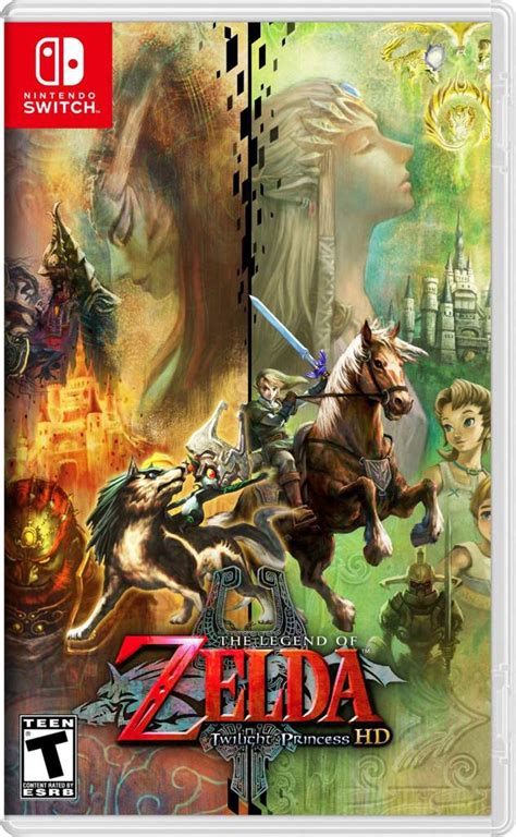 Zelda Twilight Princess Nintendo Switch Link Mirrored Hyrule