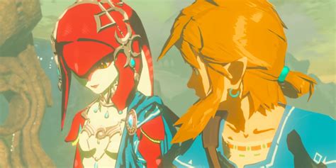 Zelda Breath Wild Link Mipha True Feelings Romantic