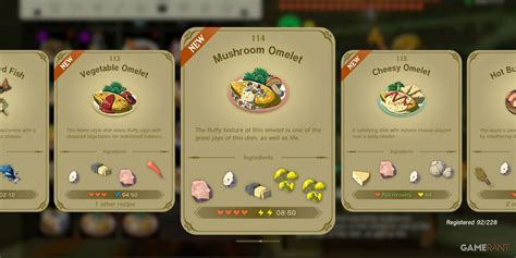 Zelda Totk Best Recipes For Health