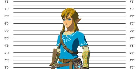Zelda Breath Wild How Tall Link Botw Height
