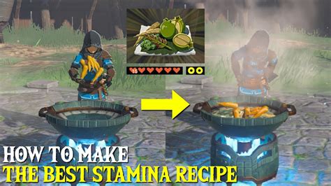Zelda Tears Kingdom Best Recipes Stamina