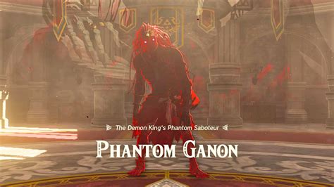 Zelda Tears Kingdom Totk Phantom Ganon Hyrule Castle Boss