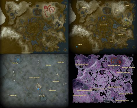 Zelda Tears Kingdom Map Size Comparison Botw