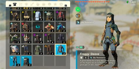 Zelda Tears Kingdom Armor Set Bonuses Upgrade Materials