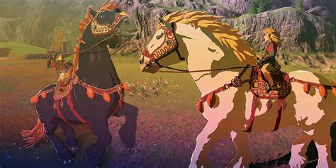 Zelda Totk Ganons Horse White Stallion Giant Horses