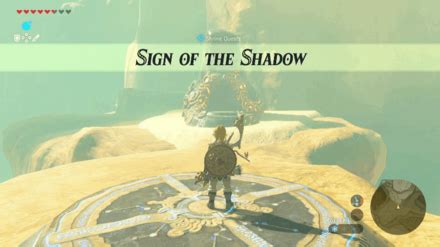 Zelda Botw Sign Shadow Shrine Quest Guide