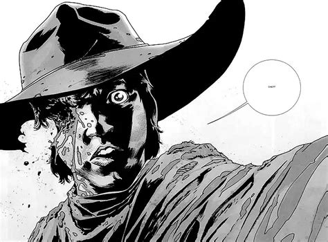 Walking Dead Carl Shot Eye Should Have Died Comics