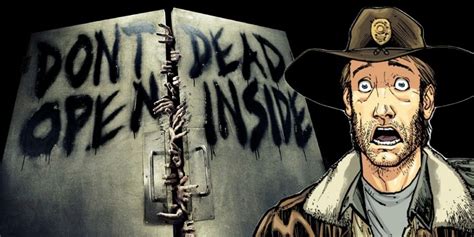 Walking Dead Dont Dead Open Inside Sign Comic