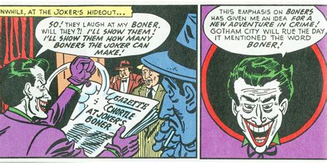 Joker Boner Comic Meme