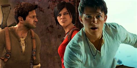 Uncharted Movie Videogame Characters Actors Appearance Comparison