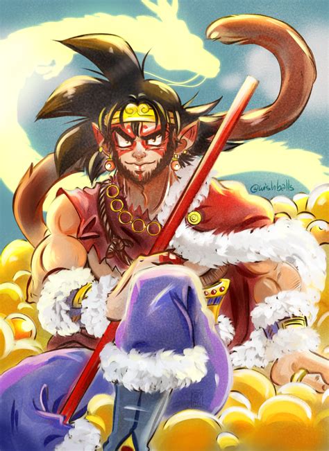 Dragon Ball Goku Name Son Wukong Journey West