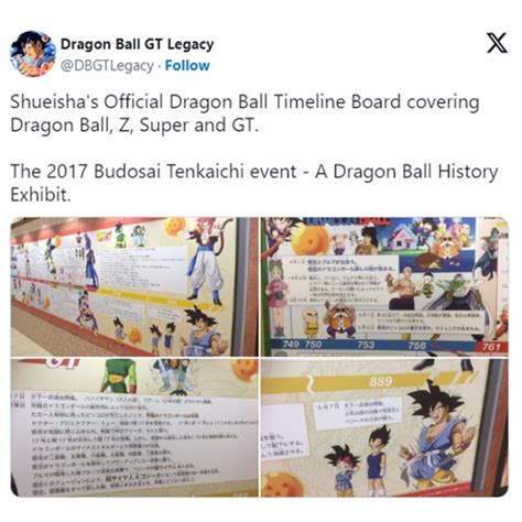 Dragon Ball Gt Is Canon Official Timeline