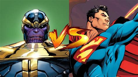 Superman Versus Thanos Who Would Win Fight