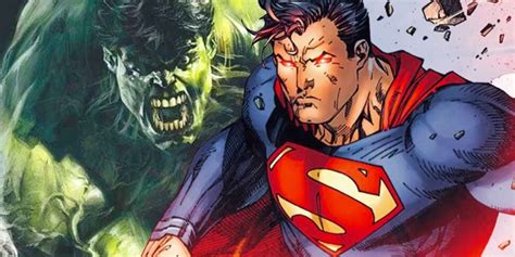 Superman Vs Hulk Fight Win Marvel Dc Comics
