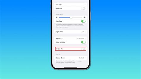Apple Iphone Enable Always On Display How