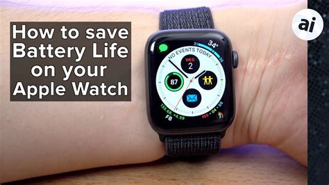 Apple Watch Expected Lifespan Extend Battery Screen Tips