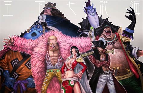 One Piece All Shichibukai Seven Warlords Hancock Blackbeard