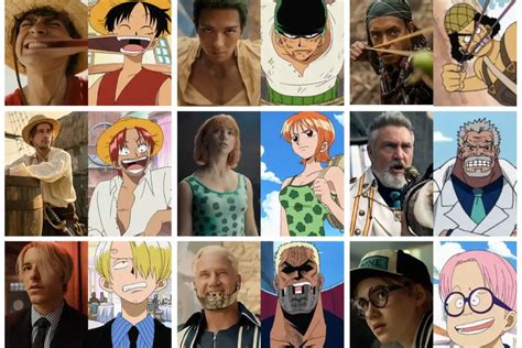 One Piece Live Action Cast Age Anime Character Comparison