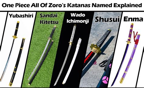One Piece Zoro Every Named Katana Sword Explained
