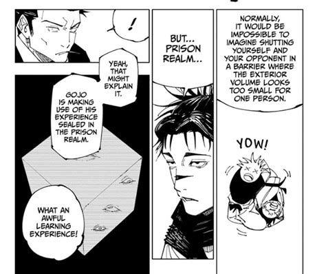 Jujutsu Gojo Unexpected Power Up Prison Realm