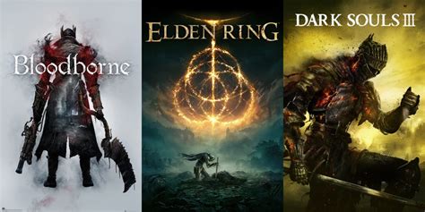 Soulsborne Games Ranked Dark Souls Bloodborne Elden Ring