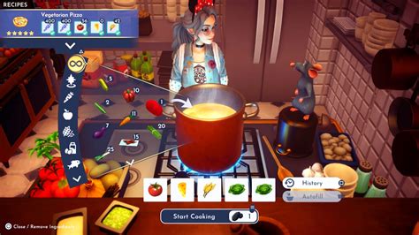 Disney Dreamlight Valley 5 Star Meal Recipes