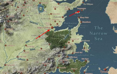 House Of The Dragon Kings Landing Dragonstone Distance
