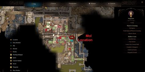 Baldurs Gate 3 Find Mol Quest