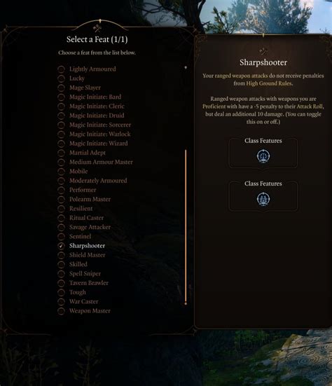 Baldurs Gate 3 Best Rangers Feats