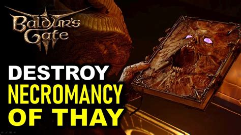 Baldurs Gate 3 Should Destroy Ancient Tome Bg3