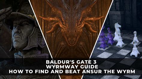 Baldurs Gate 3 Legend Ansur Book Puzzle Wyrmway