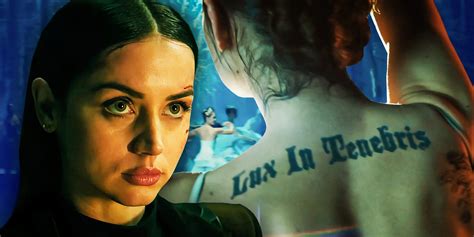 Ballerina Ana De Armas Eve Back Tattoo Meaning Explained